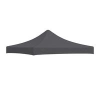 vidaXL Techo de carpa para celebraciones 3x3 m gris antracita