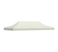 vidaXL Techo de carpa para celebraciones 3x6 m crema