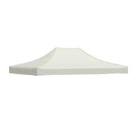 vidaXL Techo de carpa para celebraciones 4,5x3 m 270 g/m² Crema