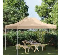 vidaXL Techo de carpa para celebraciones beige 4,5x3 m 270 g/m²