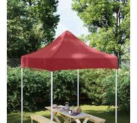 vidaXL Techo de carpa para celebraciones burdeos 2x2 m 270 g/m²