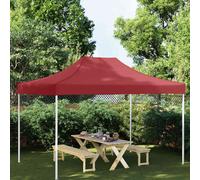 vidaXL Techo de carpa para celebraciones burdeos 4x3 m 270 g/m²