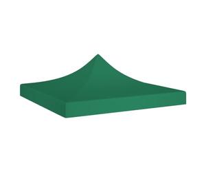 vidaXL Techo de Carpa para Celebraciones Cenador Toldo Cubierta Superior Carpa Plegable Jardín Patio Marquesina Fiesta Verde 3x3 m 270 g/m²
