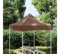 vidaXL Techo de carpa para celebraciones marrón 2x2 m 270 g/m²