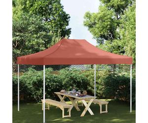vidaXL Techo de carpa para celebraciones terracota 4,5x3 m 270 g/m²