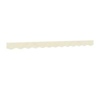 vidaXL Tela de Cenefa de toldo de Repuesto Rayas Crema 280x20 cm