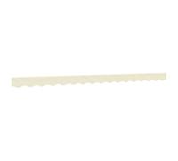 vidaXL Tela de Cenefa de toldo de Repuesto Rayas Crema 4 m, Parte Superior del toldo de reemplazo, sombrilla de Patio, toldo de jardín