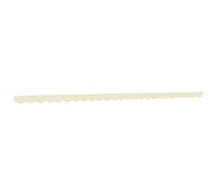vidaXL Tela de Cenefa de toldo de Repuesto Rayas Crema 580x20 cm