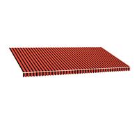 vidaXL Tela de repuesto para toldo 600x300 cm Naranja y Marrón