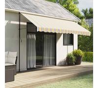 vidaXL Tela de repuesto para toldo multicolor 400x350 cm poliéster