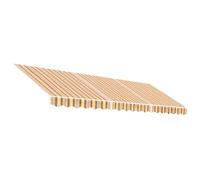 vidaXL Tela de Repuesto para toldo Naranja y Negro 430x295 cm poliéster