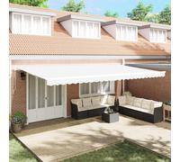vidaXL Tela de Repuesto para Toldos Blanco 580 x 345 cm Poliéster