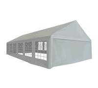 vidaXL Tela de tienda sin estructura Gris 12 x 6 m PE