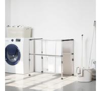 vidaXL Tendedero de Ropa Aluminio 83x(50-55) x(40-85) cm, tendedero de Ropa, tendedero de Ropa Extensible, Colgador, tendedero de Ropa de Interior