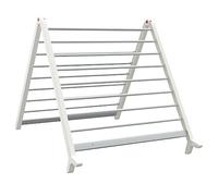 vidaXL Tendedero extensible para bañera aluminio 53–90 cm plegable