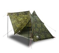 vidaXL Tienda campaña familiar tipi 6 personas impermeable Color Camuflaje, Verde oliva, Gris y mas