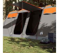 vidaXL Tienda campaña familiar túnel 10 personas impermeable Color Gris y naranja, Azul, Verde y mas