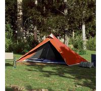 vidaXL Tienda colgante tipi para 1 persona impermeable naranja