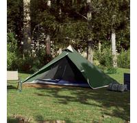 vidaXL Tienda colgante tipi para 1 persona impermeable verde