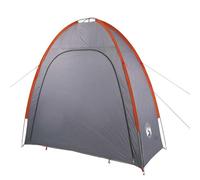 vidaXL Tienda de Almacenamiento Impermeable Gris y Naranja, Tienda de campaña, Tienda Impermeable, Organizador de Almacenamiento, Tienda Ligera