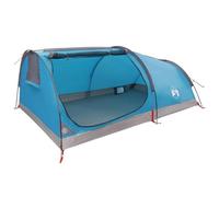 vidaXL Tienda de campaña de senderismo impermeable 1 persona Azul
