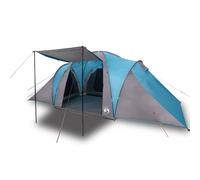 vidaXL Tienda de campaña familiar iglú 6 personas impermeable azul