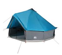 vidaXL Tienda de campaña Familiar Tipi 10 Personas Impermeable Azul