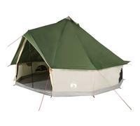 vidaXL Tienda de campaña Tipi familiar 6 personas impermeable verde
