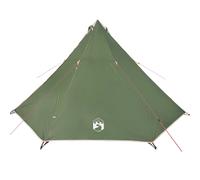 vidaXL Tienda de campaña familiar tipi 8 personas impermeable verde