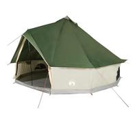 vidaXL Tienda de campaña Tipi familiar 8 personas impermeable verde