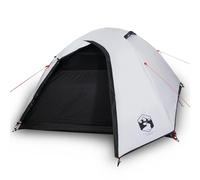 vidaXL Tienda de campaña iglú 4 personas tela opaca impermeable blanco