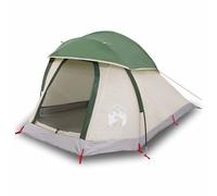 vidaXL Tienda de campaña iglú para 1 persona impermeable verde