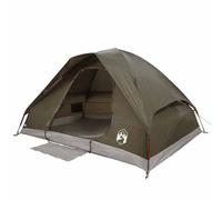 vidaXL Tienda de campaña iglú para 2 Personas Impermeable marrón, Tienda de campaña, Refugio de Camping, Refugio de jardín, Tienda de jardín