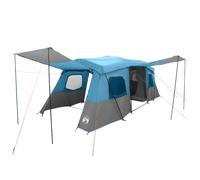 vidaXL Tienda de campaña instantánea con mosca impermeable para 3 personas, color azul, moderna tienda de campaña instantánea, para 3 personas, resistente al agua, refugio de uso al aire libre