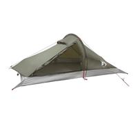 vidaXL Tienda de campaña para 2 personas, color verde oliva, moderna, ligera, refugio portátil, equipo compacto para camping, resistente al clima, fácil de montar