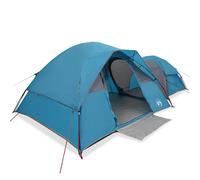 vidaXL Tienda de campaña para 5 personas impermeable azul