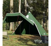 vidaXL Tienda de campaña Tipi para 5 personas impermeable Verde