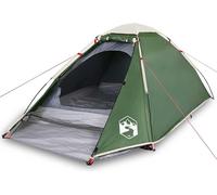 vidaXL Tienda de campaña tipo cúpula para 2 personas, color verde, impermeable