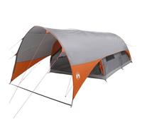 vidaXL Tienda de campaña tipo túnel con mosca impermeable para 10 personas, moderna tienda de campaña espaciosa, refugio de camping, familia, grande al aire libre, resistente a la intemperie, cómodo