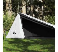 vidaXL Tienda de campaña túnel 1 persona tela opaca impermeable blanco