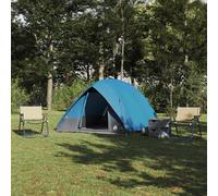 vidaXL Tienda de camping con techo Azul 275 x 230 x 140 cm tafetán