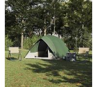 vidaXL Tienda de camping con techo Verde 275 x 230 x 140 cm tafetán