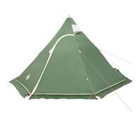 vidaXL Tienda de campaña Tipi para 5 personas impermeable Verde