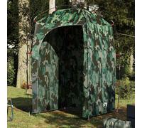 vidaXL Tienda de ducha impermeable camuflaje