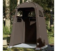 vidaXL Tienda de ducha impermeable Marrón