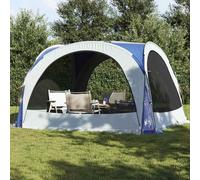 vidaXL Tienda de Fiesta Impermeable, Toldo de Campaña Acampada, Refugio de Camping Senderismo, Carpa Ligera para Jardín Patio, Azul