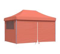 vidaXL Tienda de fiesta plegable Pop-Up – 4 paredes laterales – Terracota