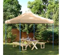 vidaXL Tienda de fiesta plegable Pop-Up beige 292x292x315 cm