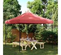vidaXL Tienda de fiesta plegable Pop-Up burdeos 292x292x315 cm