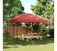 vidaXL Tienda de fiesta plegable Pop-Up burdeos 440x292x315 cm